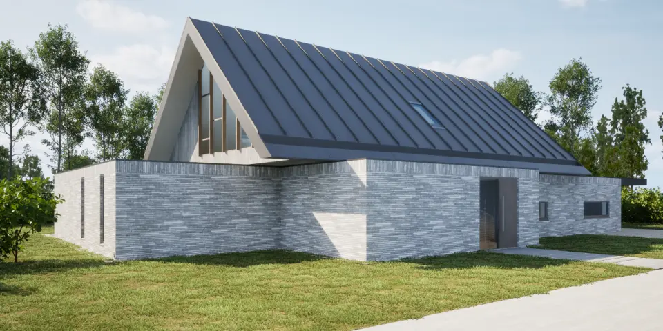 nieuwbouw moderne landelijke woning